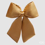 EDG Enzo De Gasperi Christmas Bow Decoration H 63 cm L 62 cm Gold Velvet
