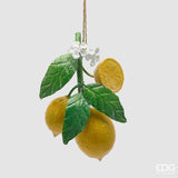 edg enzo de gasperi edg enzo de gasperi decoro limone da appendere pianta artificiale h 24 cm l 85 x 14 cm verde giallo ean 8059824628787