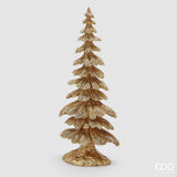 edg enzo de gasperi edg enzo de gasperi decoro pino di natale innevato h 51 cm l 21 cm l 13 cm gold ean 8059824563019