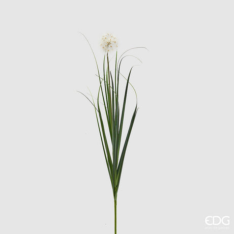 edg enzo de gasperi edg enzo de gasperi festucca ramo tarassaco artificiale h 110 cm bianco verde ean 8059824451941