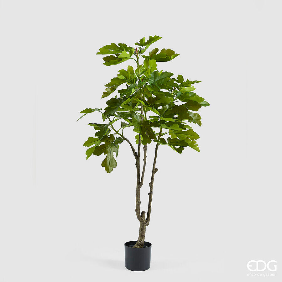 edg enzo de gasperi edg enzo de gasperi fico con vaso h 150 cm pianta artificiale verde ean 8059824613233