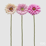 edg enzo de gasperi edg enzo de gasperi gerbera ramo ass h 60 cm d 12 cm pianta artificiale rosa crem 1 pz ean 8059824457028