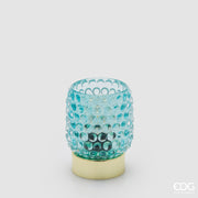 EDG Enzo De Gasperi Bubbles Round LED Table Lamp H 11 cm D 8.5 cm IP20 Blue Gift Box