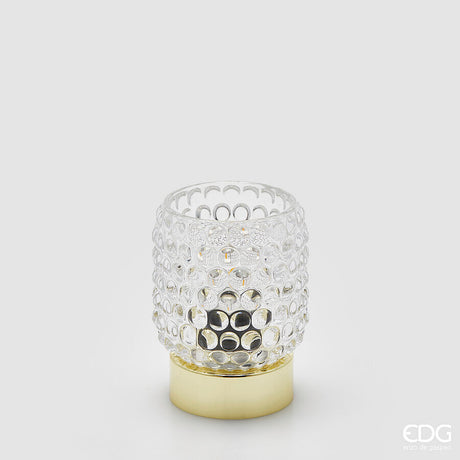 edg enzo de gasperi edg enzo de gasperi lampada da tavolo bubbles rotondo led h 11 cm d 85 cm ip20 scatola regalo natural ean 8059824611079