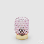 EDG Enzo De Gasperi Bubbles Round LED Table Lamp H 11 cm D 8.5 cm IP20 Pink Gift Box