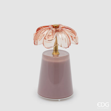 edg enzo de gasperi edg enzo de gasperi lampada da tavolo lily h 1750 cm d 11 cm ip20 pink scatola regalo ean 8059824607843