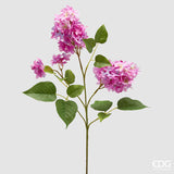 edg enzo de gasperi edg enzo de gasperi lilla ramo con foglie h 78 cm pianta artificiale colore magenta ean 8059824615138