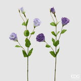 edg enzo de gasperi edg enzo de gasperi lisiantus ramo con foglie ass h 71 cm d 10 cm pianta artificiale colore violet mix 1 pz ean 8059824614612