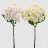 edg enzo de gasperi edg enzo de gasperi ortensia ramo con foglie ass h 50 cm pianta artificiale rosa o bianco 1 pz ean 8059824647160