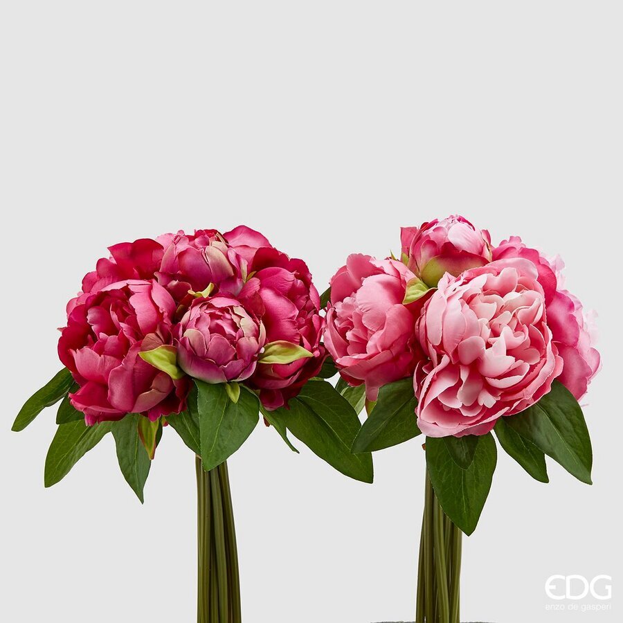 edg enzo de gasperi edg enzo de gasperi peonia olis 9 pz violet fiori artificiali decorativi assortiti design elegante 1 pz ean 8059824991171