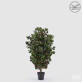 edg enzo de gasperi edg enzo de gasperi pianta artificiale agrifoglio h 129 cm con bacche e vaso anti uv verde per interno ed esterno ean 8059824655301