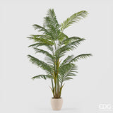 edg enzo de gasperi edg enzo de gasperi pianta artificiale palma areca vogue con vaso h210 cm pianta decorativa realistica design moderno ean 8059824655035