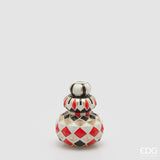 edg enzo de gasperi edg enzo de gasperi portacandela geometri spicchi natale h 15 cm d 115 cm white black ean 8059824531308