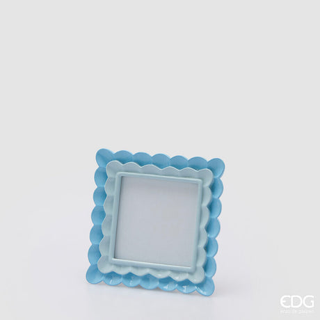 edg enzo de gasperi edg enzo de gasperi portafoto cornice balze quadrato h 15 cm l 15 cm blu ean 8059824632760