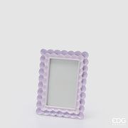 EDG Enzo De Gasperi Balze Rectangular Photo Frame H 20 Cm W 15 Cm Lilac