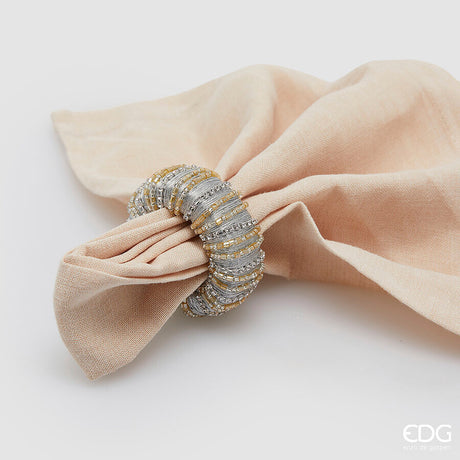 edg enzo de gasperi edg enzo de gasperi portatovaglioli luxury rotondo d 6 cm gold ean 8059824596307