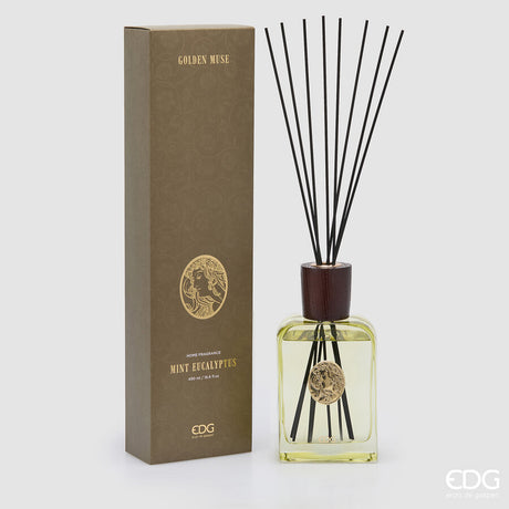 edg enzo de gasperi edg enzo de gasperi profumatore ambiente bottiglia diva 490 ml menta ed eucalipto diffusore fragranza design elegante ean 8059824656087