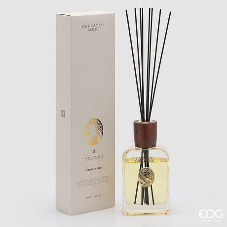 edg enzo de gasperi edg enzo de gasperi profumatore ambiente bottiglia diva 490 ml neroli vaniglia diffusore fragranza design elegante ean 8059824656018