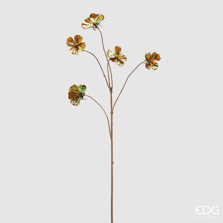 edg enzo de gasperi edg enzo de gasperi ramo cosmos rex reflex natalizio h 65 cm 5 rami colore rame ean 8059824357687