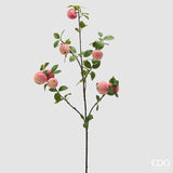 edg enzo de gasperi edg enzo de gasperi ramo mela x8 con foglie pianta artificiale h 90 cm crema rosa ean 8059824637093