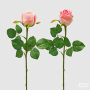 EDG Enzo De Gasperi Rose Bud Olis 3 Stem Branch Ass. H 51 Cm Artificial Rose Plant 1 Pc