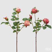 EDG Enzo De Gasperi Rose Olga Olis Branch H 62 Cm Artificial Rose Plant 1 Pc