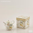 edg enzo de gasperi edg enzo de gasperi set tea for one porcellana h 13 cm d 12 cm 490 320 ml confezione regalo giallo ean 8056372397356