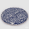 edg enzo de gasperi edg enzo de gasperi sottopiatto coralli rotondo d 36 cm bianco blu ean 8059824652348
