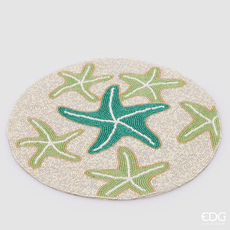 edg enzo de gasperi edg enzo de gasperi sottopiatto stellamarina rotondo d 36 cm mix verde ean 8059824652324