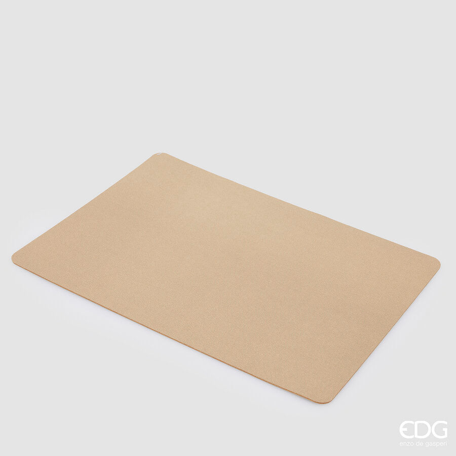 edg enzo de gasperi edg enzo de gasperi tovaglietta rettangolare pvc 43 x 30 cm sand ean 8059824512925