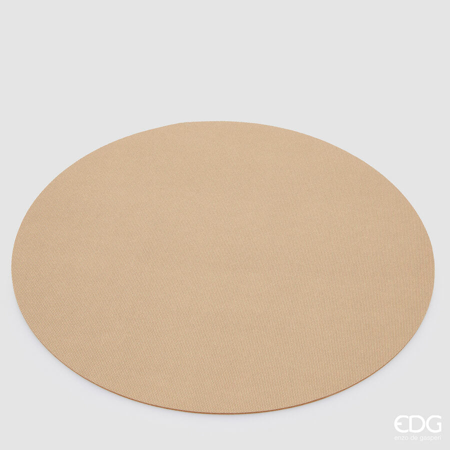 edg enzo de gasperi edg enzo de gasperi tovaglietta rotonda pvc d 38 cm sand ean 8059824513007