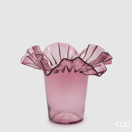 edg enzo de gasperi edg enzo de gasperi vaso balze svasato h 27 cm d 345 cm rosa antico ean 8059824336132