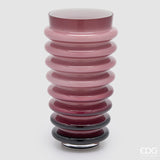 edg enzo de gasperi edg enzo de gasperi vaso dischi svasato vetro h 30 cm d 175 cm rosa antico ean 8059824609410