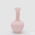 edg enzo de gasperi edg enzo de gasperi vaso flow sinuoso h 31 cm d 17 cm waterproof vetro satinato rosa ean 8059824630537
