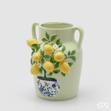 edg enzo de gasperi edg enzo de gasperi vaso limoni anfora h 30 cm d 23 cm mix giallo ean 8059824624888