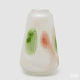 edg enzo de gasperi edg enzo de gasperi vaso macula rotondo h 36 cm d 23 cm waterproof vetro mix orange ean 8059824618818