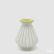 edg enzo de gasperi edg enzo de gasperi vaso righe con bordo h 20 cm d 16 cm waterproof vetro verde chiaro ean 8059824619136