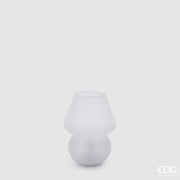 EDG Enzo De Gasperi Aura Table Lamp Usb Lampshade H 15 Cm D 12 Cm White