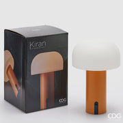 EDG Enzo De Gasperi Kiran Mushroom Table Lamp USB H 22 Cm D 15 Cm Orange