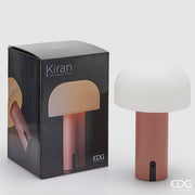 EDG Enzo De Gasperi Kiran Mushroom Table Lamp USB H 22 Cm D 15 Cm Copper