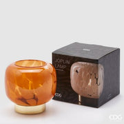 EDG Enzo De Gasperi Joplin Lamp H 14 Cm D 15.5 Cm Amber