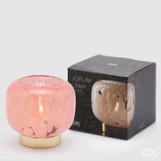 EDG Enzo De Gasperi Joplin Lamp H 14 Cm D 15.5 Cm Pink