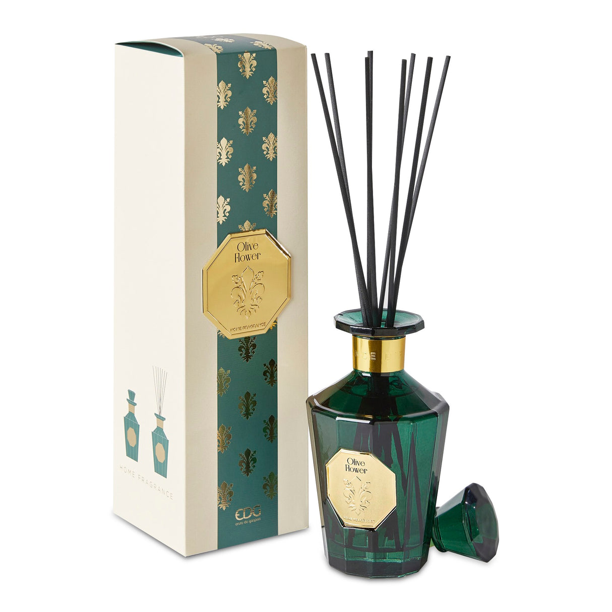 immagine-1-edg-enzo-de-gasperi-profumatore-bottiglia-goldlily-h-21-cm-500-ml-bastoncini-olive-flower-ean-8059824245267