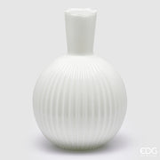 EDG Enzo De Gasperi Vase Ampoule H 48 Cm D 34 Cm White