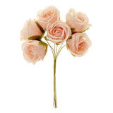 etm etm giselle fiore artificiale per confezionamento bomboniere 35 cm pesca 12 pz ean 8057500588684