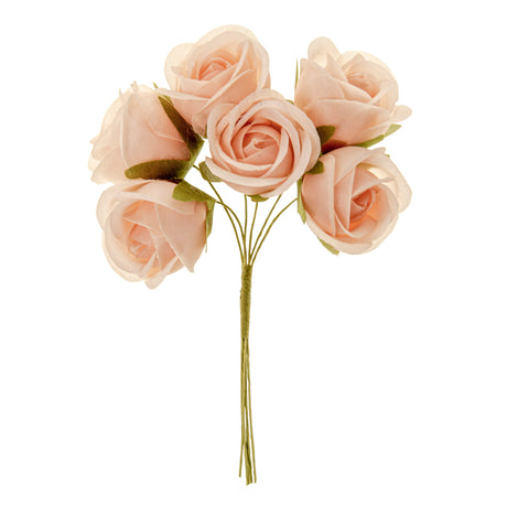 etm etm giselle fiore artificiale per confezionamento bomboniere 35 cm pesca 12 pz ean 8057500588684