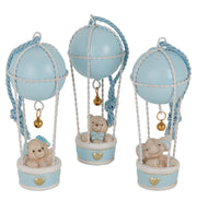 ETM Hot Air Balloon Assorted H 12 Cm Light Blue Party Favor 1 Pc