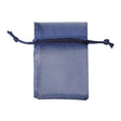 etm etm sacchetto bag organza con tirante bomboniera portaconfetti 8 x 10 cm blu 10 pz ean 8057500588851