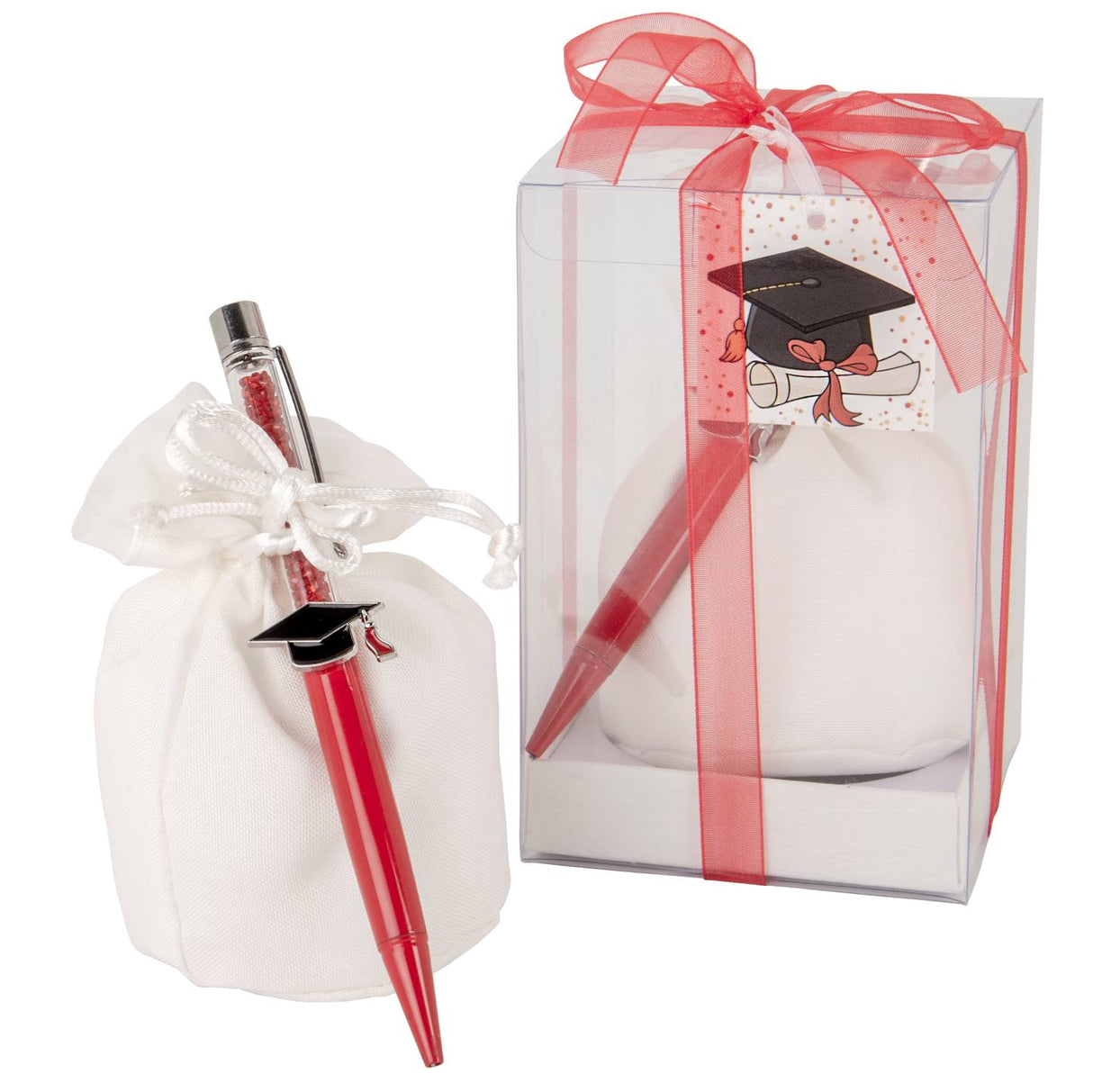 etm etm scatola event gift penna laurea 145 cm bianco rosso ean 8059793666940