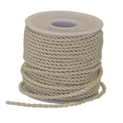 ETM Ribbon Cord 3mm 25m Ivory